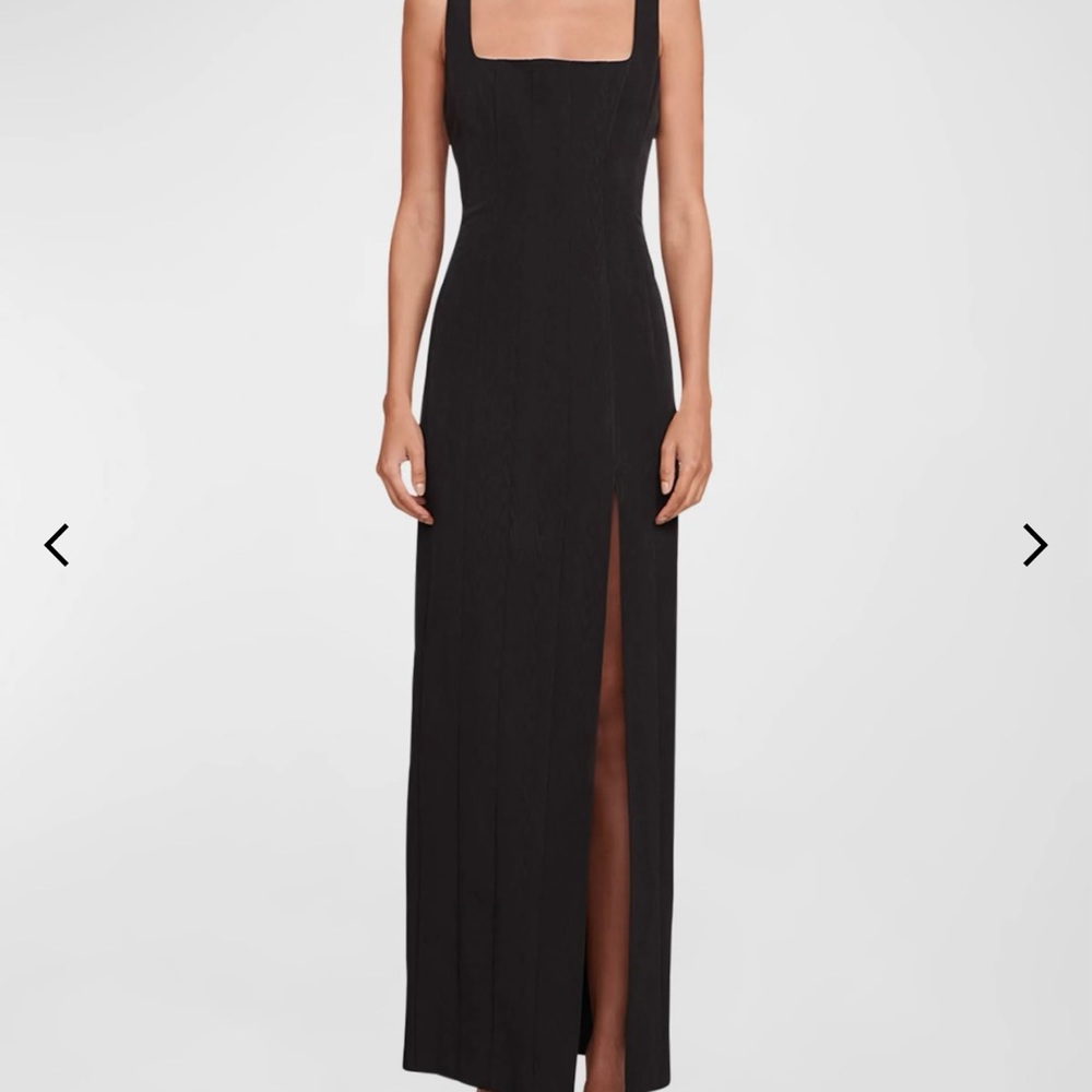 Staud Black floor length evening gown size 6